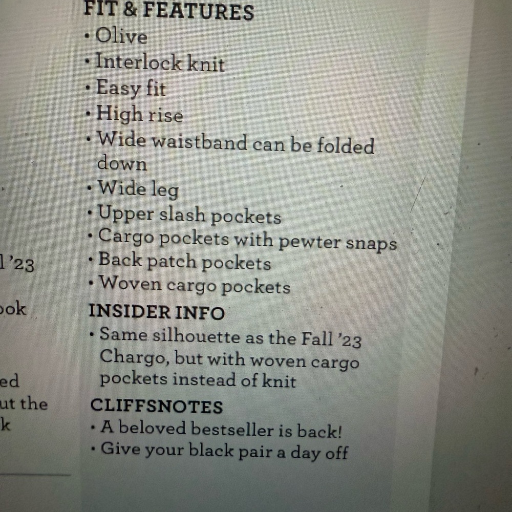 CAbi fall 24 chargo - Picture 7 of 9